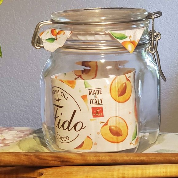 Bormioli Rocco Fido Quality Italian Glass Bottle Clear Canning Jar 25 1/4oz NEW - Picture 5 of 9